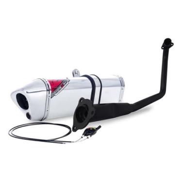 Imagem de Escape Ponteira Coyote TRS 2 Way + Mais em Alumínio Factor DX 150 Ano 