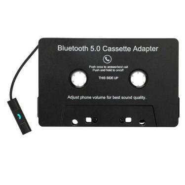 Imagem de Receptor De Cassete Bluetooth 5.0 Universal Para Carro, Adaptador AUX 