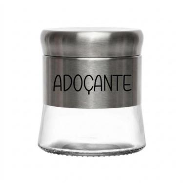 Imagem de Pote de Vidro Prata Versatile (800 ml) Adoçante - Wolff, Adoçante