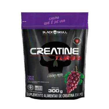 Imagem de Refil Creatine Turbo 300g Creatina Monohidratada com Maltrodextrina Black Skull-Unissex