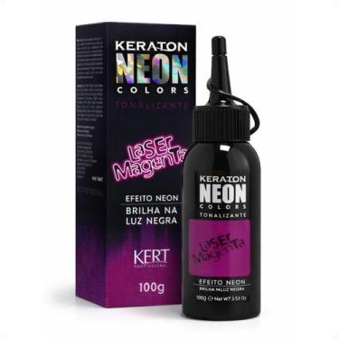 Imagem de Tonalizante keraton neon colors laser magenta 100g - KERT