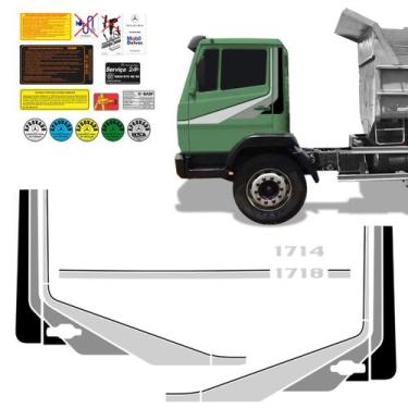Imagem de Kit Faixa Caminhão Mercedes Benz 1714 1718 Lateral/ Frontal - SPORTINO