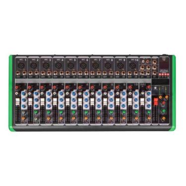 Imagem de Mesa Mixer 12 Canais Pro Bass Ultra Slim PM 1624 Bluetooth
