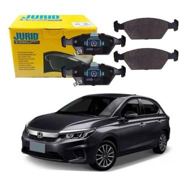 Imagem de Jogo Pastilha Freio Dianteira City Hatch 1.5 2022 A 2024 - Jurid