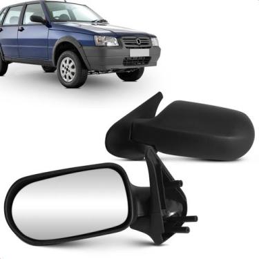 Imagem de Retrovisor Externo Espelho Lateral Uno Fire 2006 a 2010 4 Portas Fixo 