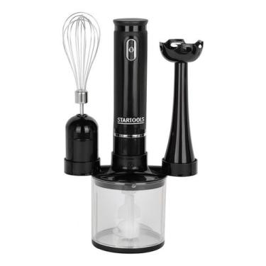 Imagem de Mixer Turbo Vertical 3 Em1 Moedor Processador Alimentos Inox - Startoo