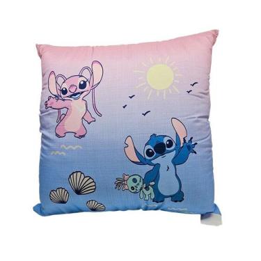 Imagem de Almofada Decorativa Disney Stitch e Angel Praia 43x43cm AL0417.8613 - 