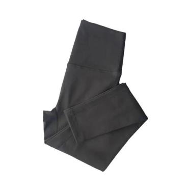 Imagem de Leggings Térmicas Femininas De Cintura Alta Com Forro De Lã Para Yoga 