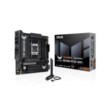 Imagem de Placa-Mãe ASUS TUF GAMING B850M-PLUS WIFI mATX, AM5, DDR5, PCIe 5.0, W