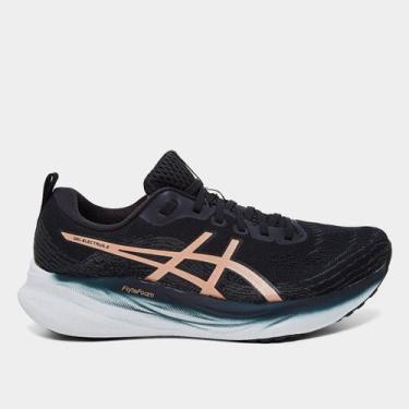 Imagem de Tênis Asics Gel-Electrus 2 Feminino, Preto, Dourado, 34
