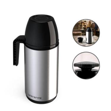 Imagem de Garrafa Térmica Café Roma 1 Litro ou 500ML Leite Chá Chimarrão Tereré 