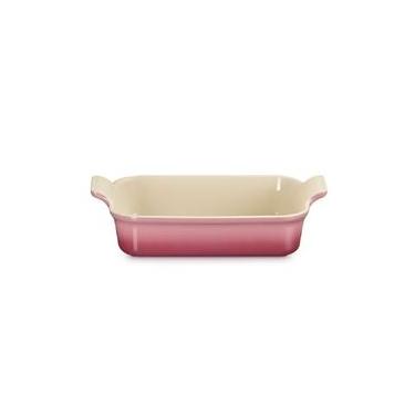 Imagem de TRAVESSA RETANGULAR LE CREUSET HERITAGE 26CM EM CERÂMICA ROSE QUARTZ 71102261780001