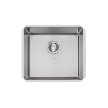 Imagem de Cuba de Embutir Quadrum 45U Tramontina 45x40x20cm Aço Inox Acetinado O
