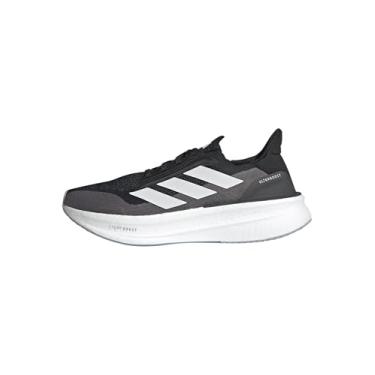 Imagem de Adidas Ultraboost 5X Tênis de corrida masculino, Preto/Branco/Carbono, 38