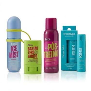 Imagem de Spray Bucal Corporal Ice +Bastão Antiatrito +Shampoo A Seco - Lilabell