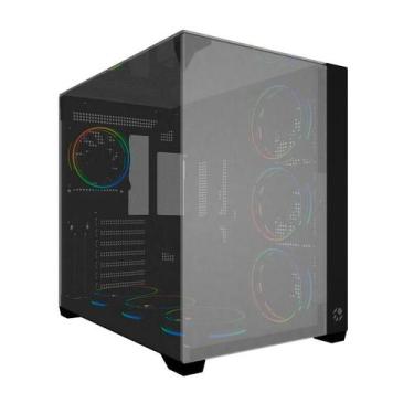 Imagem de Gabinete Gamer Aquário Bluecase BG-059GRBBX Grand Vegas - PSU Cover - 