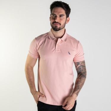 Imagem de Camisa Polo Reserva Piquet Rosa Claro, G