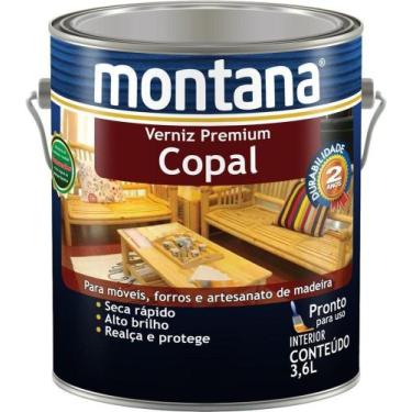 Imagem de Verniz Copal Premium 3,6L Transparente Brilhante Montana