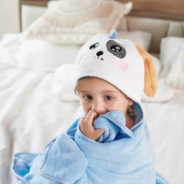 Imagem de Manta Coberta de Frio Inverno Quentinho Infantil Bebê Animais Cores Di