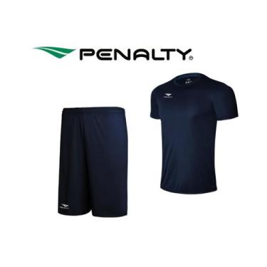 Imagem de Kit Camiseta e shorts academia futebol treino Penalty Original, Kit 6,