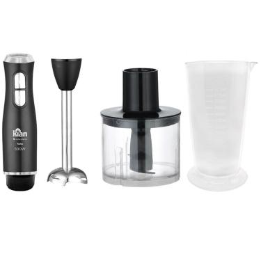 Imagem de Mixer 2x1 com Copo Kian Mixer 2x1 Turbo 24464 500W 2 Velocidades Preto 220V