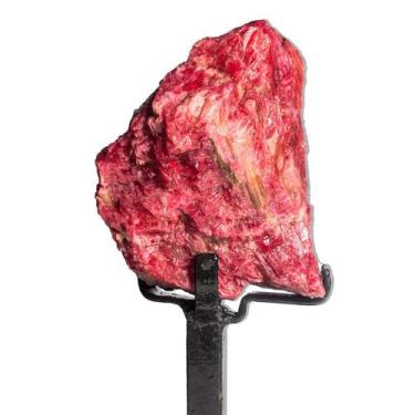 Imagem de Rodonita Pedra Natural Bruto Com Base 2kg 16cm Classe A - CristaisdeCu