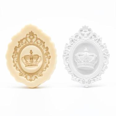 Imagem de Molde de Silicone Moldura Cameo Vintage para Artesanato DIY - Marca Pr