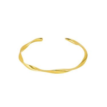 Imagem de Bracelete Fio Torcido - Banhado em Ouro 18k - Tri Gata Semijoias
