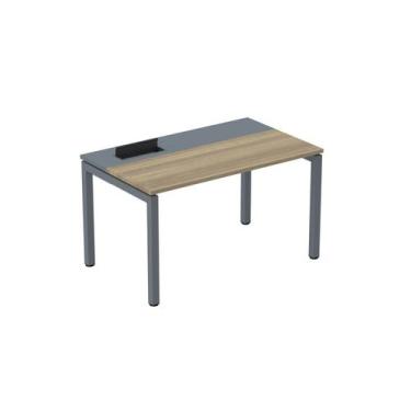 Imagem de Escrivaninha Mesa Escritório Plataforma para 1 Pessoa com Caixa de Tom