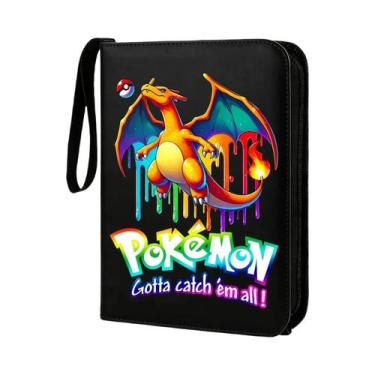 Imagem de Fichário Com Zíper Charizard Pokémon Para 400 Cartas De Jogo, Protetor