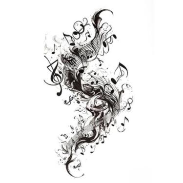 Imagem de Tatuagens Postiças Adesivas Desenhos Artísticos Variados - anjo da mam