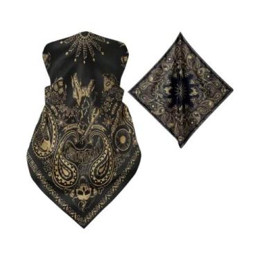 Imagem de Bandana Retrô De Caveira Punk Para Motociclistas, Cobertura Facial Res
