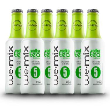 Imagem de We Mix 5  Limão e Gengibre com Chá Branco, Caixa fechada com 6