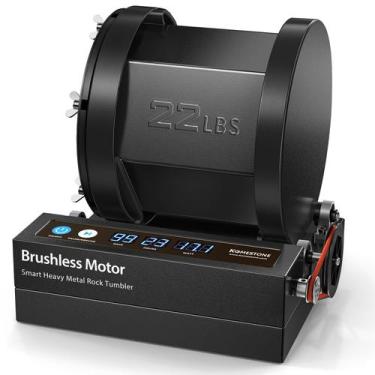 Imagem de Tambor de Polimento de Pedras KomeStone 10 kg com Motor Brushless de A