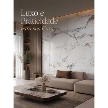 Imagem de Placa Vinílica Marmorizada 3mm Palazzo 2,75x1,20m (3,30m²/Placa) Bege 