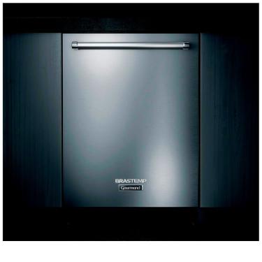 Imagem de Lava Loucas de Embutir Brastemp Gourmand BLB14GRANA 14 Serviços Inox com Smart Sensor 110V