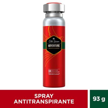 Imagem de Desodorante Old Spice Adventure Valentia e Madeira Antitranspirante Spray 50g 93g