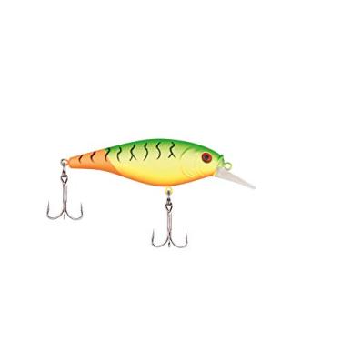 Imagem de Berkley Flicker Shad Isca de pesca rasa, Firetail MF Hot Firetiger, 2/198.4 g, 2 3/10.2 cm | 7 cm Crankbaits, tamanho, perfil e profundidade de mergulho imitam sombra real, equipado com gancho