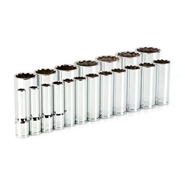 Imagem de TEKTON Conjunto de soquetes de 12 pontos, 19 peças (3/8 - 1-1/2") | SHD92015