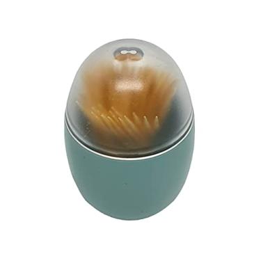 Imagem de Porta Palito Magnético Para Geladeira/Microondas C/ 100 Palitos (Azul)