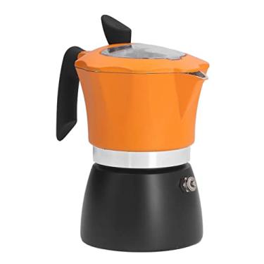 Imagem de Moka Pot,150ML Alum¨ªnio Fog?o Cafeteira Cl¨¢ssico Italiano Forma Octogonal Estilo Dupla Cor Moka Fog?o Cafeteira para Camping House Office, M¡§¡équina de caf¡§| Cafeteira Italiana Moka Fog?o Alum¡§an