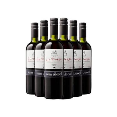Imagem de Caixa Do Vinho Sem Álcool Tinto Seco 6 Unidades - La Dorni
