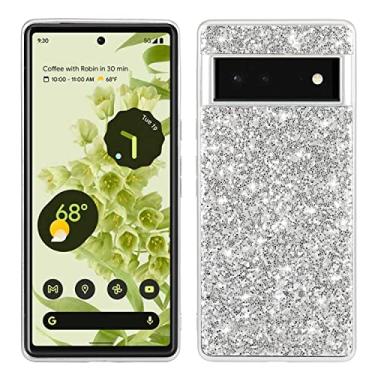 Imagem de YUNCHAO Caixa de telefone Para Google Pixel 6 Pro Glitter Powder Powle Confronce TPU Protetive Telefone capa para celular