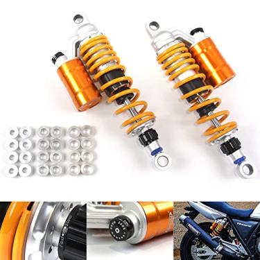 Imagem de Arashi Amortecedor de 360 mm/14" Suspensão traseira universal para Bonneville 2007-2015 SE 2009-2015/ Scrambler 865 2006-2015/Thruxton 900 2005-2016 Sport/Street/Vintage Bikes Acessórios para