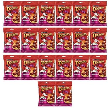 Imagem de Pack Petisco DOGUITOS Linguicinha Cães Adultos e Filhotes 45g com 20 unidades