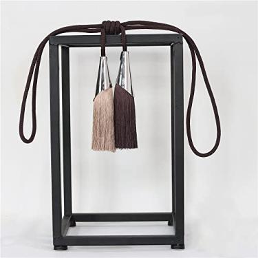 Imagem de Escova de cortina borla franja pendurada cinto bolas acessórios de cortina amarração costas amarração decoração de quarto, 05,2 peças