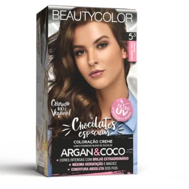 Imagem de Coloração Kit BEAUTYCOLOR - 5.3 Castanho Claro Dourado