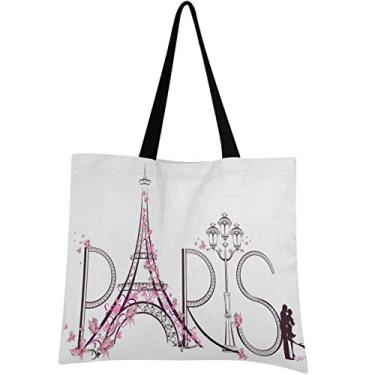 Imagem de visesunny Bolsa de mão floral moderna com bolso interno leve bolsa de ombro para viagem, Multi4, Large