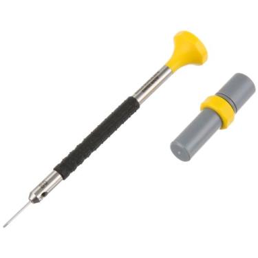 Imagem de Bergeon Chave de fenda ergonômica de 0,80 mm em aço inoxidável 55-682 6899-AT-080 com lâminas sobressalentes kit de reparo de relógio