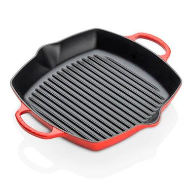 Imagem de Grelha Quadrada Funda 30 cm Vermelho Le Creuset